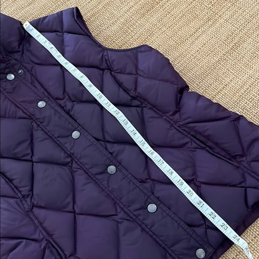 Ladies Lands’ End Down Puffer Vest Size S - Picture 5 of 7